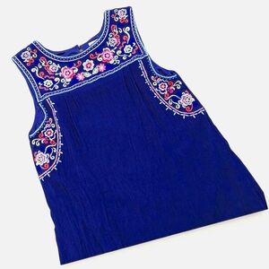 🌼 BOHO Sleeveless Summer Embroidered Tunic/Top by Encr`eme
